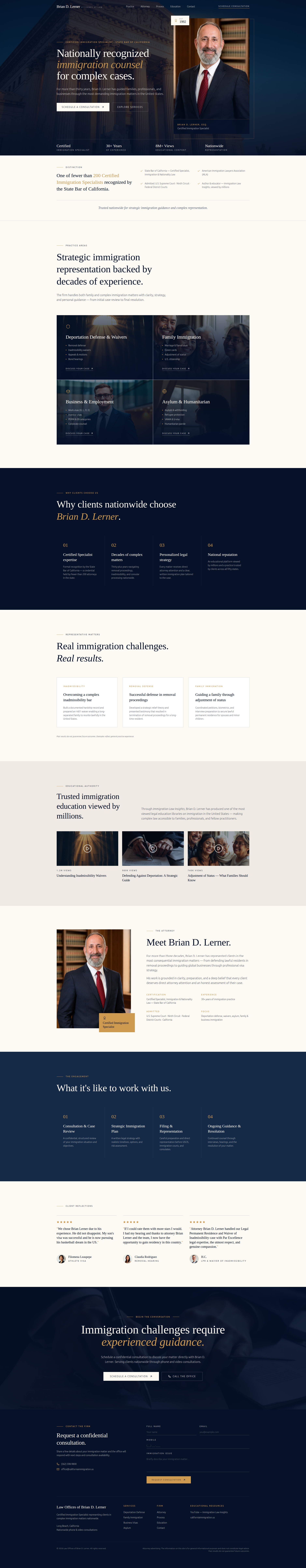Before Homepage Mockup