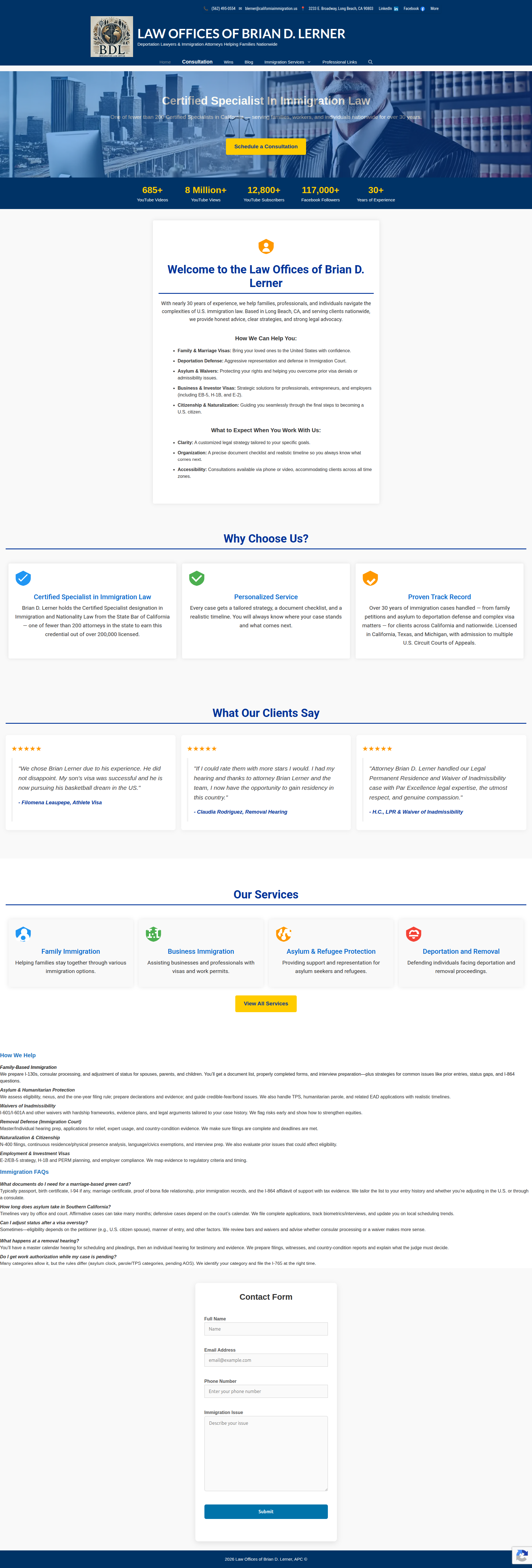 Homepage Mockup